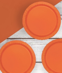 Orange Coloured Themed Party Supplies | Party Save Smile